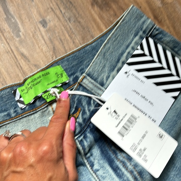 Sandrine Rose X Free People Wide Leg Cropped Jeans - Picture 4 of 7